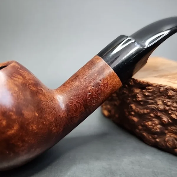 Gigi Country Smooth Author Estate Briar Pipe, Unsmoked - Image 3