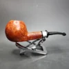 Design Berlin Strassbourg Smooth Bent Apple Estate Briar Pipe Unsmoked, 9mm - Image 3