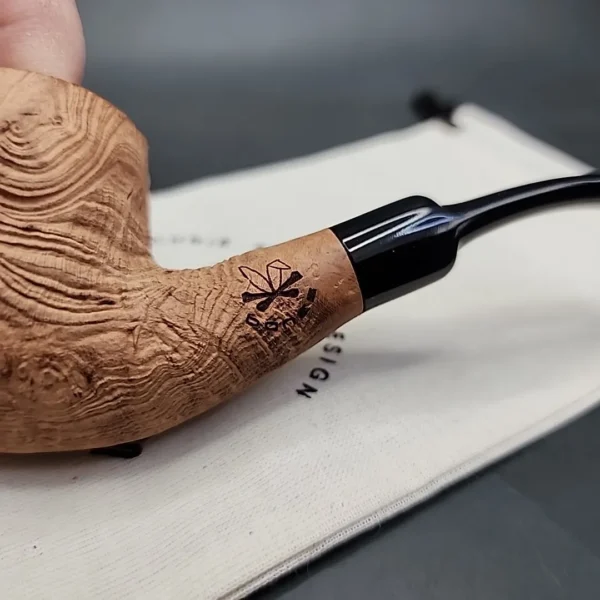 Morgan Bones Bent Billiard Briar Pipe New [SOLD] - Image 3