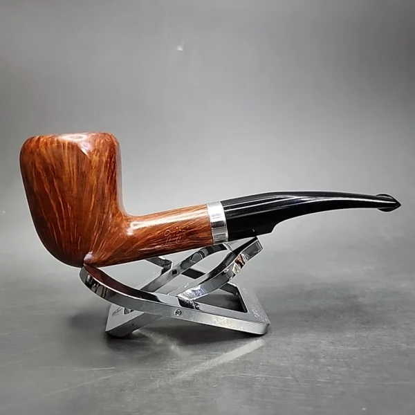 Gigi Fiamma Smooth Flame Grain Panel Estate Briar Pipe, Unsmoked 9mm - Image 3