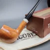 Jacobean Natural by Les Wood Smooth Straight Billiard Estate Briar Pipe, Unsmoked - Image 3
