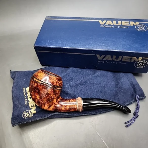 Vauen Kingwood 08 Smooth Rhodesian Estate Briar Pipe, Unsmoked, 9mm - Image 3