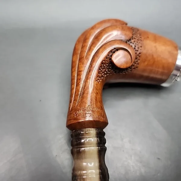 Butz Choquin L'Ancienne Silver Cap Churchwarden Estate Briar Pipe, French Estates [SOLD] - Image 3