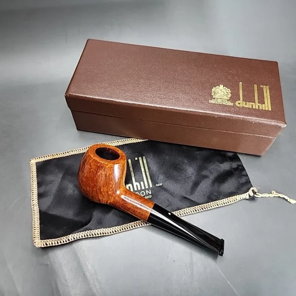 1978 Dunhill Root Briar 41011 Smooth Straight Apple Estate Briar Pipe, Unsmoked [SOLD] - Image 3
