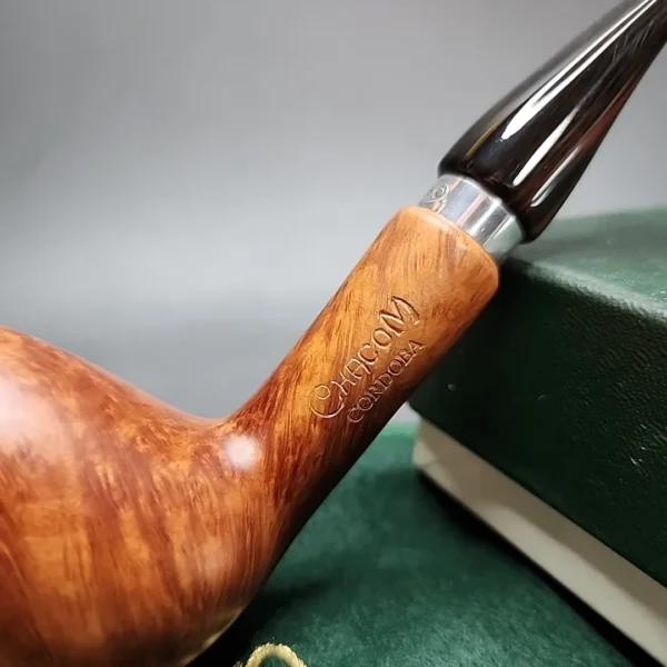 Chacom Cordoba 864 Smooth Brandy Estate Briar Pipe, Unsmoked - Image 3