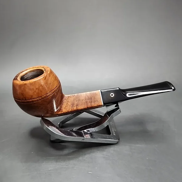 Kaywoodie Flame Grain Meerschaum Lined 12B Estate Briar Pipe, American Estates - Image 3