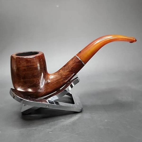 KB&B Kaywoodie Drinkless Suntan Rock Ambera 7214 Estate Briar Pipe, American Estates [SOLD] - Image 3