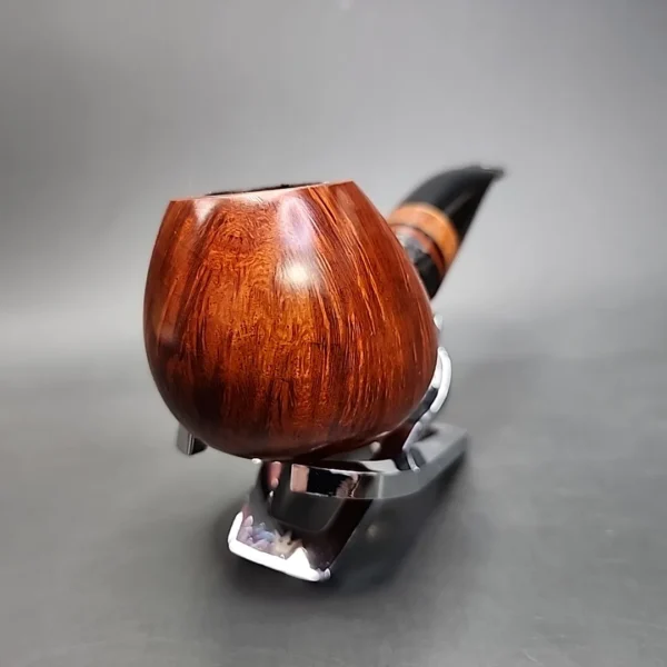 Daniel Mustran Partially Rusticated Brandy Estate Briar Pipe, Croatian Estates - Image 4
