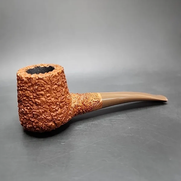 Pipe Tristan Shape 55 Rusticated Handmade Briar Pipe - Image 4