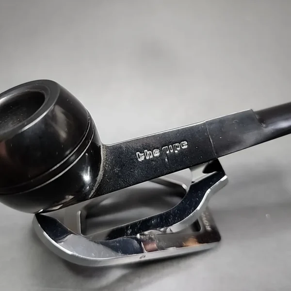 The Pipe Black Smooth Straight Bulldog Estate Pipe, Unsmoked [SOLD] - Image 4