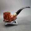 BBB Turnberry 304 Smooth Bent Billiard w/ Silver Estate Briar Pipe, Unsmoked - Image 4
