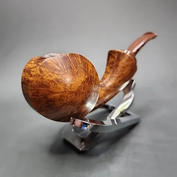 Sam Cui Smooth Blowfish Handmade Estate Briar Pipe, Chinese Estates [SOLD] - Image 4