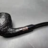 Chris Morgan Workshop Sandblasted Bent Egg Handmade Briar Pipe, New - Image 4