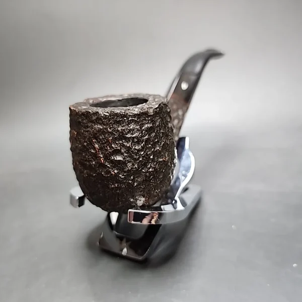Astleys Rusticated Bent Pot Estate Briar Pipe, English Estates - Image 4