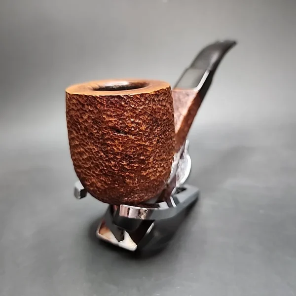 Savinelli Hercules 619 EX Panel Bent Pot Estate Briar Pipe, Italian Estates - Image 4
