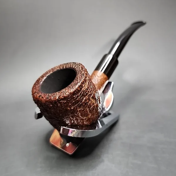 Savinelli Capri Bruna 121 Bent Pot Estate Briar Pipe, Italian Estates - Image 4