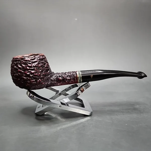 Peterson Emerald 406 Rusticated Prince Estate Briar Pipe, Irish Estates - Image 4