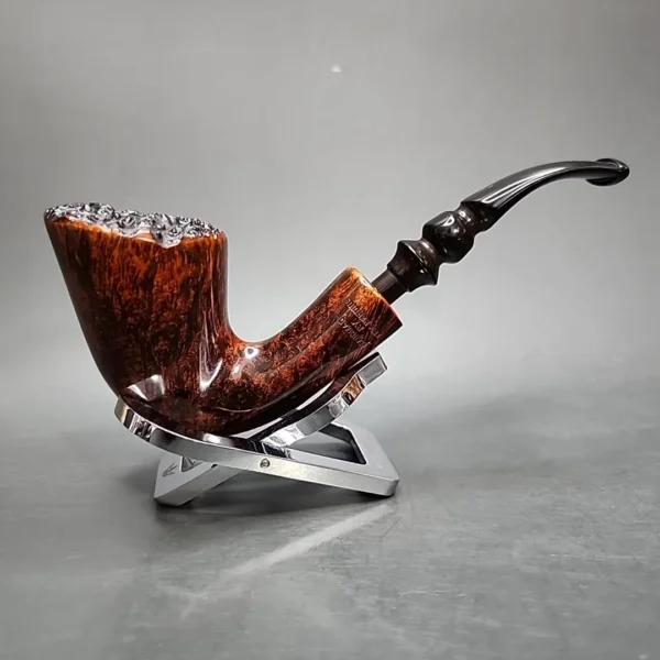 Nording Handmade 3 Smooth Freehand Estate Briar Pipe, Unsmoked - Image 4