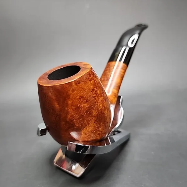 Barontini Amaretto 702 Smooth Bent Brandy Estate Briar Pipe, Italian Estates - Image 4