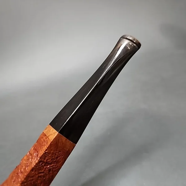 Talbert Pipes Ligne Bretagne Sandblasted Straight Bulldog Estate Briar Pipe, American Estates [SOLD] - Image 4