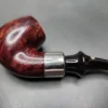 KB&B Rocky Briar Chesterfield 1616C Smooth Bent Billiard Estate Briar Pipe, American Estates - Image 4