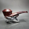 Mutcat Smooth Surfing Bulldog Handmade Briar Pipe, New - Image 4