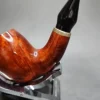 Vauen 6873 Smooth Bent Egg Estate Briar Pipe, Unsmoked, 9mm - Image 4