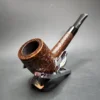 Sasieni Windsor 55s Sandblasted Saddle Billiard Estate Briar Pipe, English Estates - Image 4