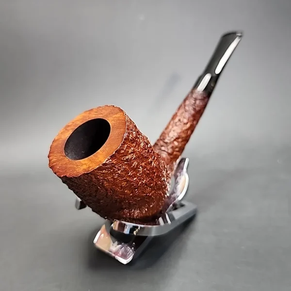Ferndown Antique Bark 3 Star Lumberman Estate Briar Pipe, English Estates - Image 4