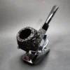 Castello Sea Rock Briar 56F Rusticated Bulldog Estate Briar Pipe, Italian Estates - Image 4