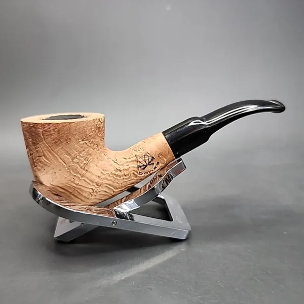 Morgan Bones Bent Dublin Briar Pipe, New [SOLD] - Image 4