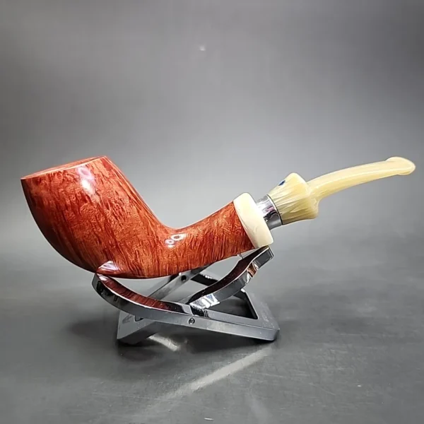 Ardor Marte Fantasy Smooth Egg Estate Briar Pipe, Unsmoked [SOLD] - Image 4