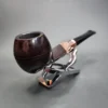 Peterson 2022 Christmas Smooth Spigot Bulldog Estate Briar Pipe, Irish Estates - Image 4