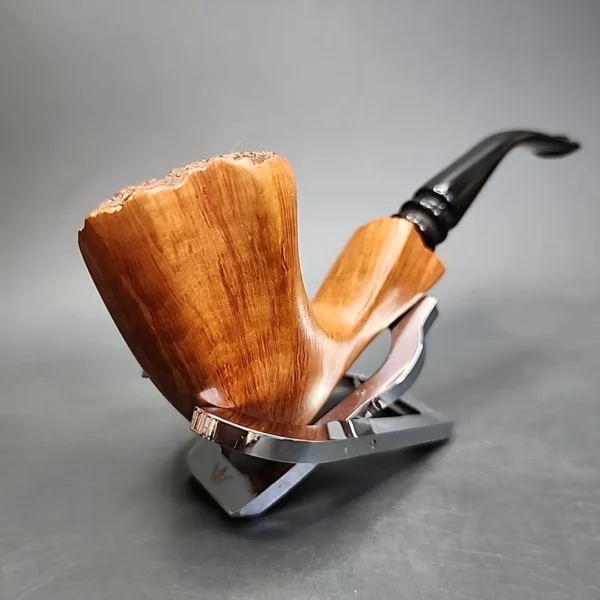 Unknown Smooth Freehand Estate Briar Pipe, Unsmoked - Image 4