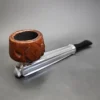 Kirsten K Metal & Briar Estate Pipe, American Estates - Image 4