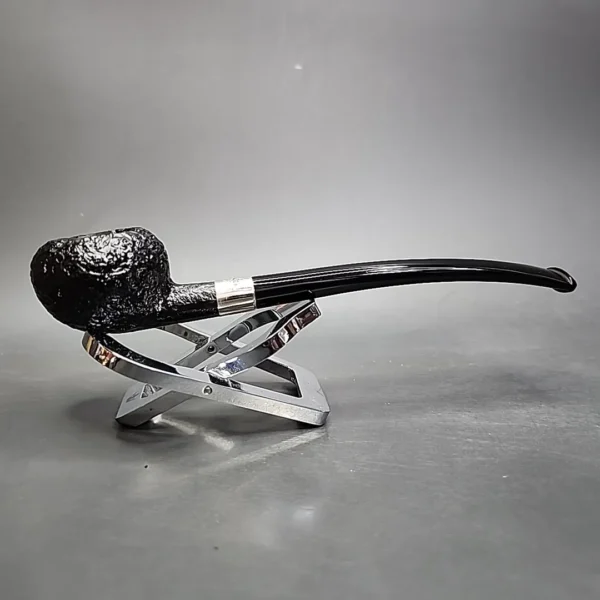 Peterson Carroll of Carrollton 2024 175/248 Sandblasted Demiwarden Tomato Briar Pipe, New - Image 4
