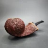 Scott Klein Sandblasted Tomato Estate Briar Pipe, Unsmoked - Image 4