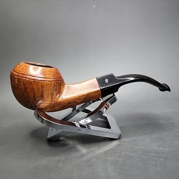 Peterson Kildare 80s Smooth Bent Bulldog Estate Briar Pipe, Italian Estates - Image 4
