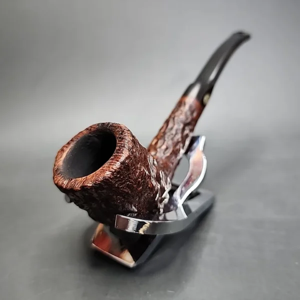 GBD Sierra 1350 Rusticated Cutty Bent Estate Briar Pipe, French Estates - Image 4