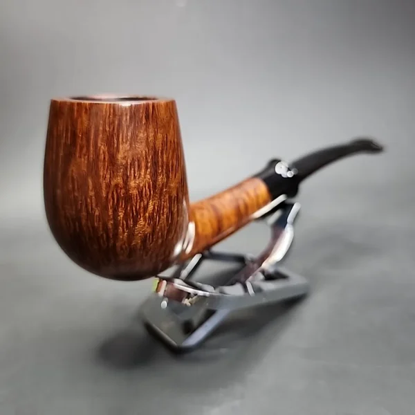 Hans Former Nielsen Smooth Bent Brandy Estate Briar Pipe, Danish Estates - Image 4