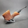 Sasieni Four Dot Sandblasted Freehand Estate Briar Pipe, English Estates - Image 4