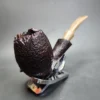 Frassati Sandblasted Freehand Egg Estate Briar Pipe, American Estates - Image 4