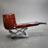 Julius Vesz Hand Cut 4 Smooth Lovat Estate Briar Pipe, Canadian Estates - Image 4