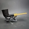 Dunhill Shell Briar 3205 w/ Galalith stem, Dublin Estate Briar Pipe, English Estates - Image 4