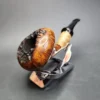 Bennie Joe Smooth Mushroom Handmade Briar Pipe, New - Image 4