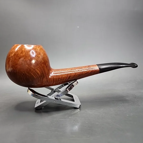 Barclay Rex Magnum Smooth Bent Apple Estate Briar Pipe, American Estates - Image 4