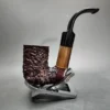 Gigi Rusticated Oom Paul Estate Briar Pipe, Unsmoked, 9mm [SOLD] - Image 4