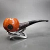 Castello Sea Rock Briar G π Bent Apple Estate Briar Pipe, Italian Estates - Image 4