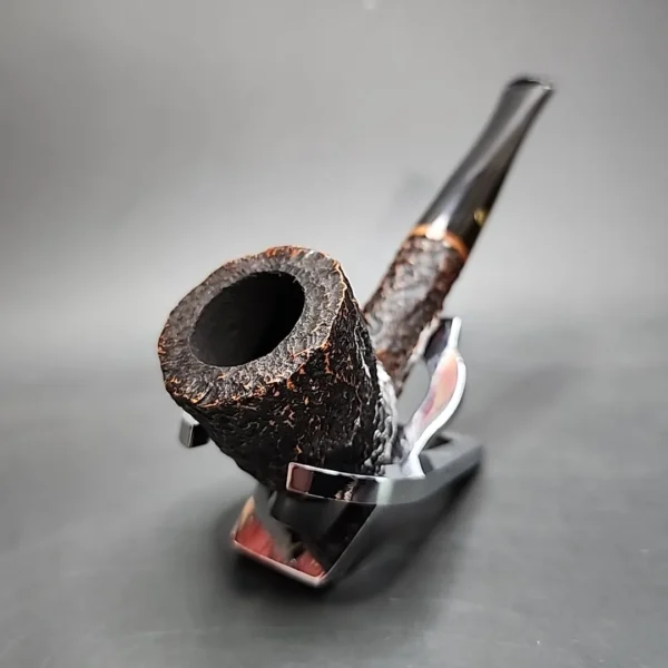 Peterson Aran 120 Rusticated Dublin Estate Briar Pipe, Irish Estates [SOLD] - Image 4