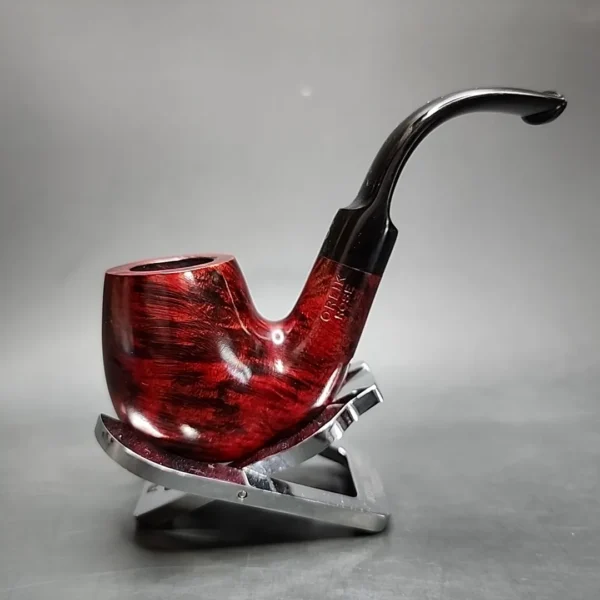 Orlik Rose 21478 Smooth Bent Billiard Estate Briar Pipe, Unsmoked [SOLD] - Image 4